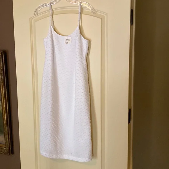Club Monaco | Dresses | Club Monaco White Spaghetti Strap Dress Nwt |  Poshmark